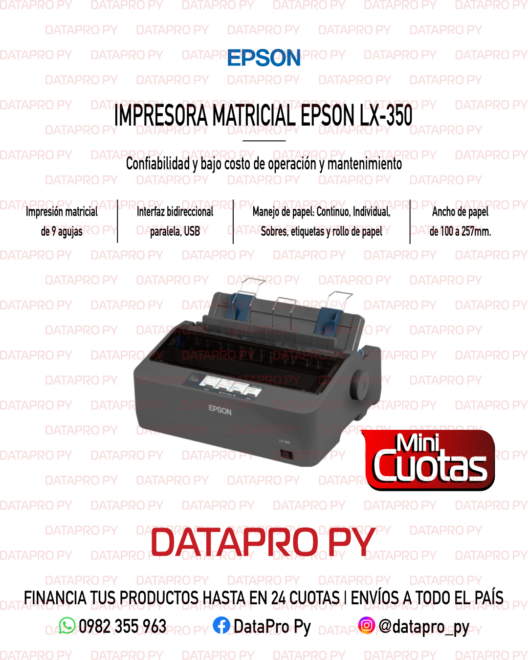Impresora Matricial Epson LX-350 Impresora Matricial Epson LX-350